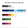 tank top color chart - Sturniolo Triplets Store