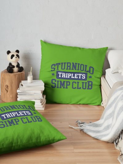 Sturniolo Triplets Simp Club Throw Pillow Official Sturniolo Triplets Merch