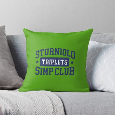 Sturniolo Triplets Simp Club Throw Pillow Official Sturniolo Triplets Merch