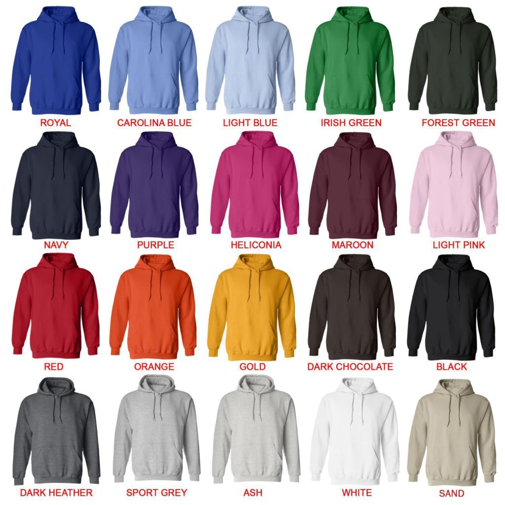 hoodie color chart - Sturniolo Triplets Store